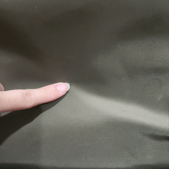 AUTH Tory Burch Olive Green LARGE Nylon Tote Bag - Picture 4 of 5